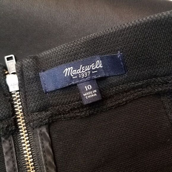 Madewell Wavelength Black Fit Flare Skirt - Picture 6 of 8